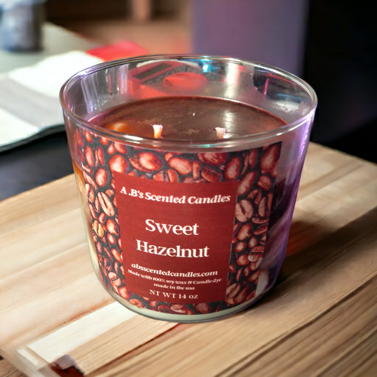 Sweet Hazelnut Scented Candles