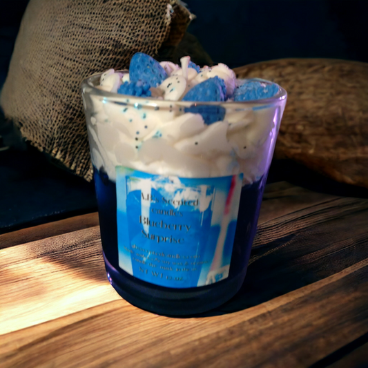 Blueberry surprise scented candles