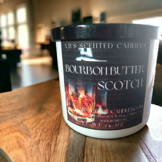 Bourbon Butter Scotch Scented Candles