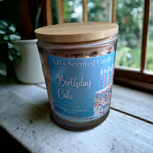 Birthday Cake Scented Candles