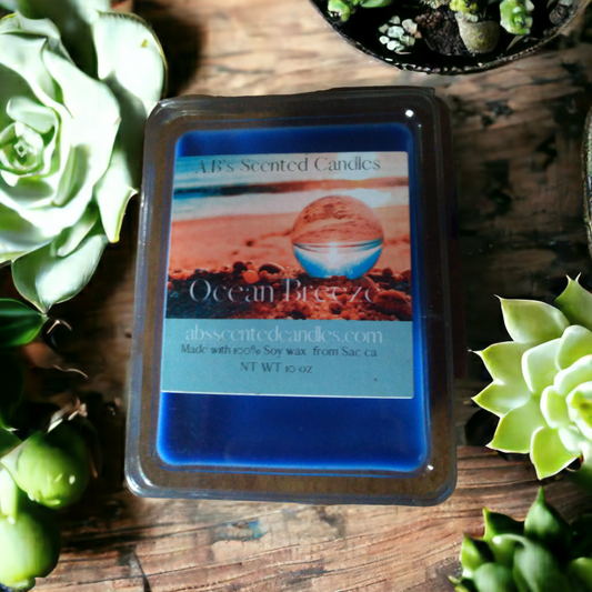 Ocean Breeze Candle melts