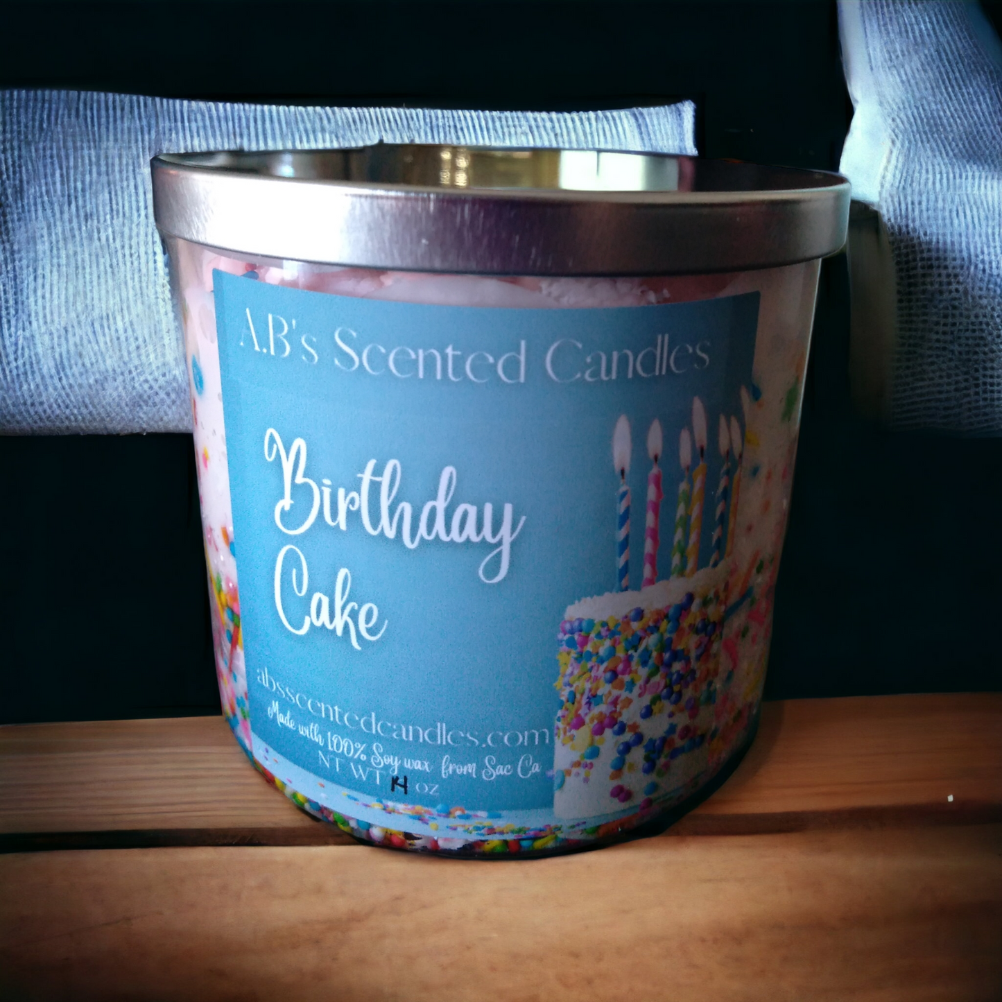 Birthday cake Scented Candles