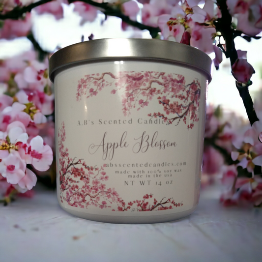 Apple Blossom Scented Candles