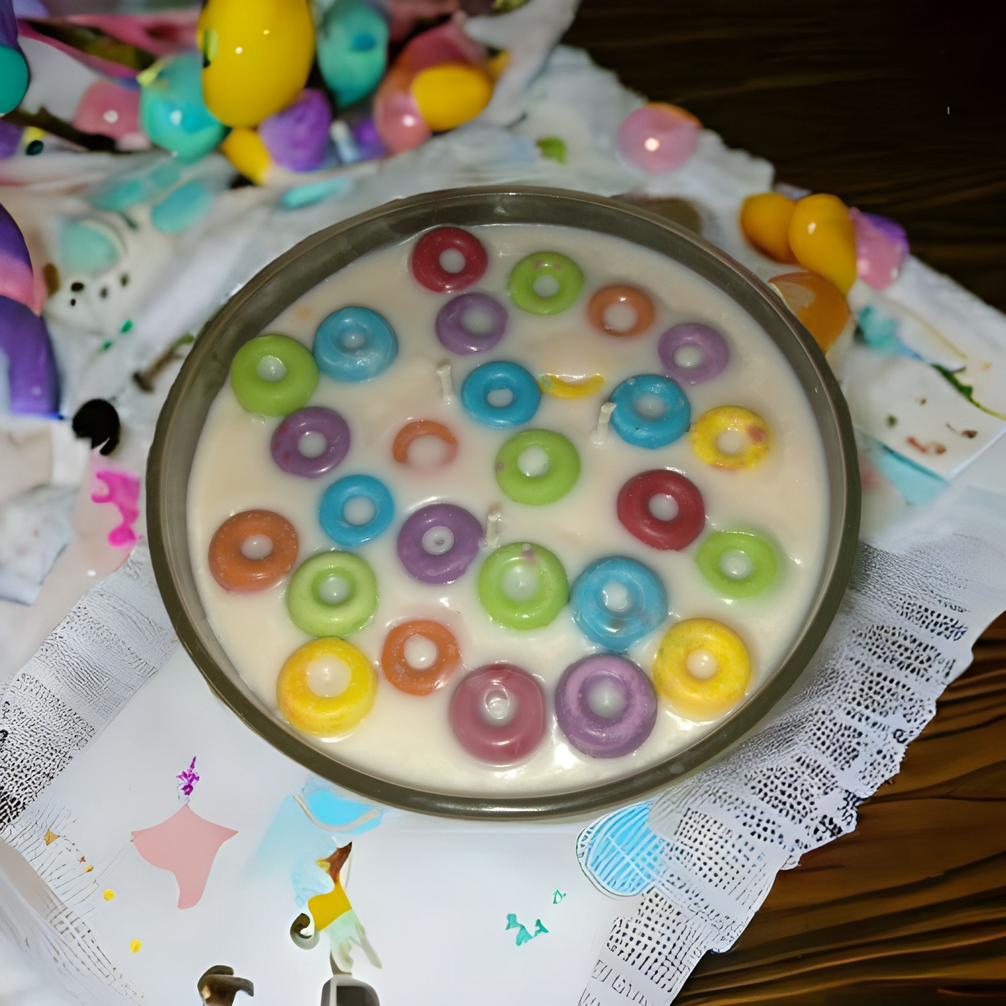 Fruity Loops Cereal Bowl Scented Candles