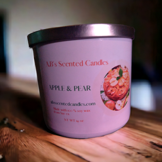 Apple & Pear Scented Candles